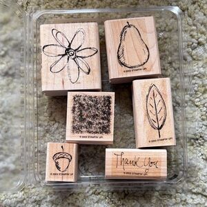 Stampin' Up! Nature and Gratitude Wooden Stamps